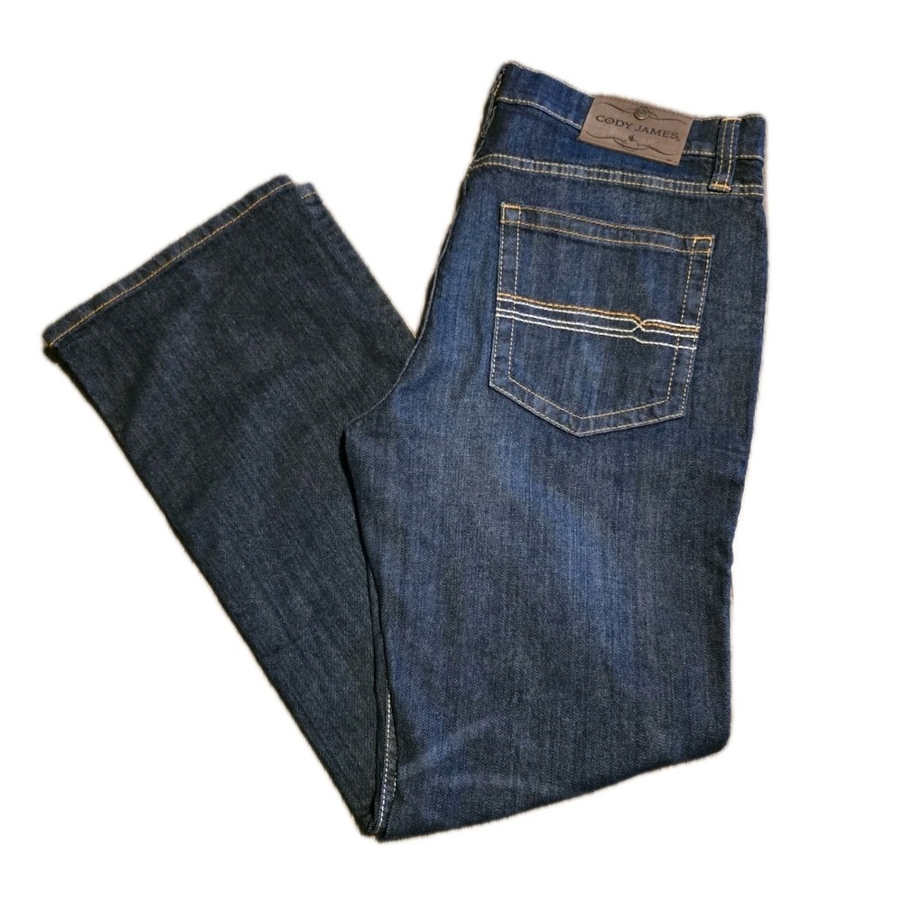 Cody James Jeans Men 33x32 Blue Dark Wash Boot Cut Nwot